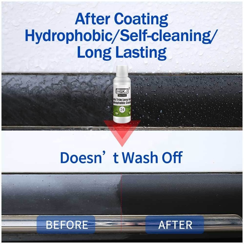 HGKJ-AUTO-24 Auto Plastic Trim Long-lasting Hydrophobic Coating 20/50/100ml