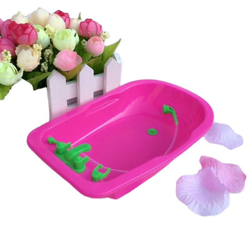 Doll House Accessories Mini Playing Big Bathtub Fat Kids Available Accessories Bathtub Play House Creative Toys