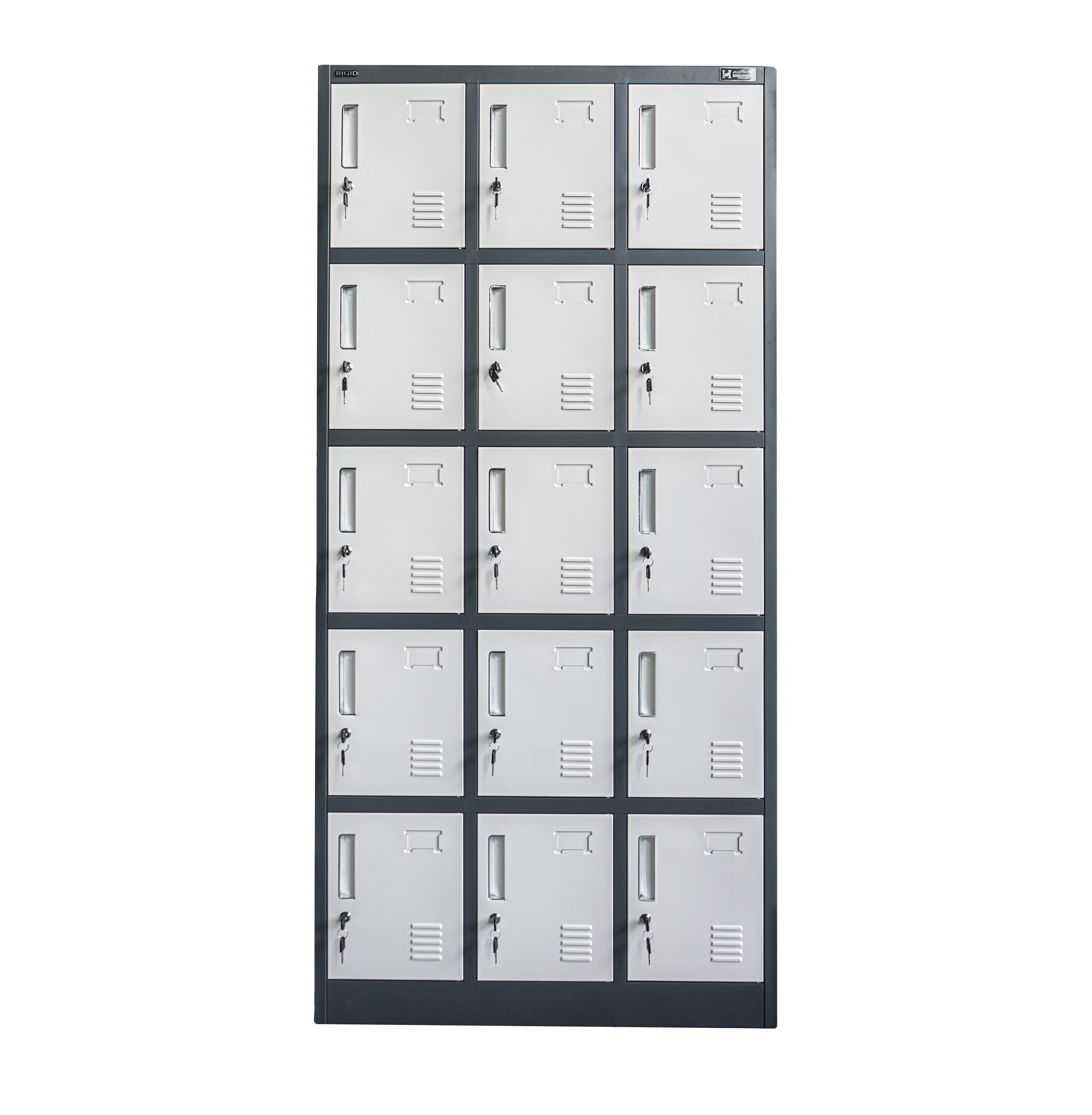 Foshan factory Wholesale Price 15 door Steel Locker Cabinet Metal School Storage 9/12/15/18 Door Locker Gym Locker