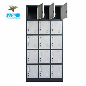 Foshan factory Wholesale Price 15 door Steel Locker Cabinet Metal School Storage 9/12/15/18 Door Locker Gym Locker