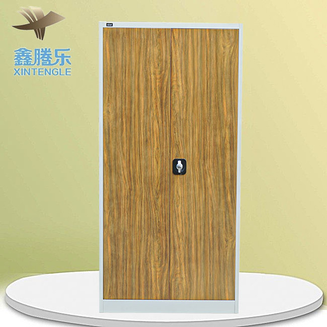 Wholesale Dress Furniture Knock Down Steel Wardrobe Almarih Vertical Cabinet Tall Slim with Stand for Home Bedroom Furniture