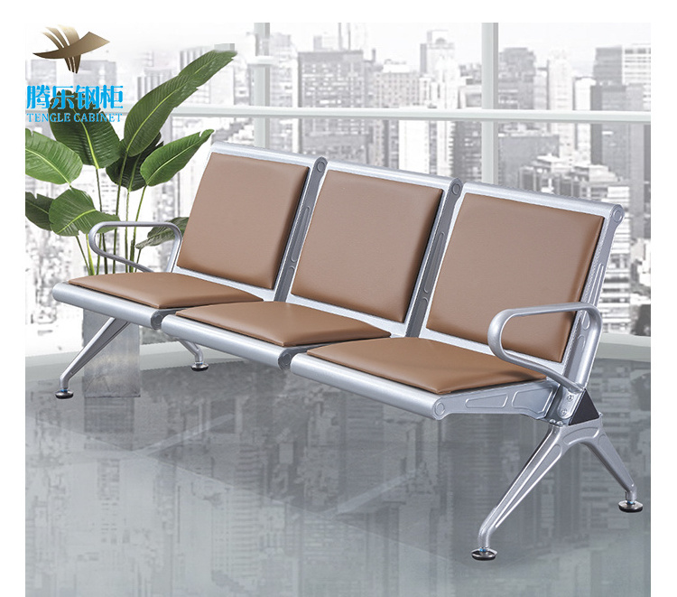 Guangdong factory direct sale factory Customized Modern 3 4 5 Seat Waiting Room Chair Airport Waiting Chair For Sale