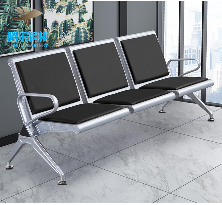 Guangdong factory direct sale factory Customized Modern 3 4 5 Seat Waiting Room Chair Airport Waiting Chair For Sale