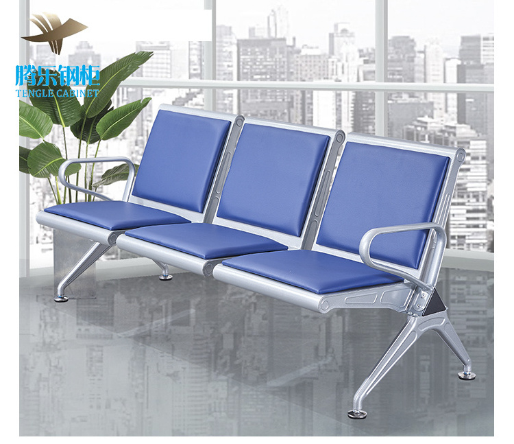 Guangdong factory direct sale factory Customized Modern 3 4 5 Seat Waiting Room Chair Airport Waiting Chair For Sale