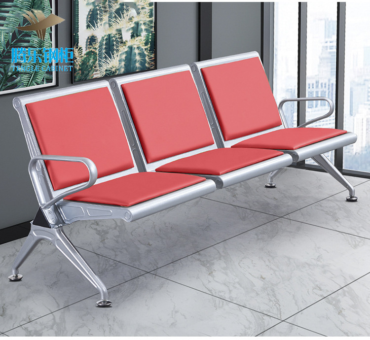 Guangdong factory direct sale factory Customized Modern 3 4 5 Seat Waiting Room Chair Airport Waiting Chair For Sale