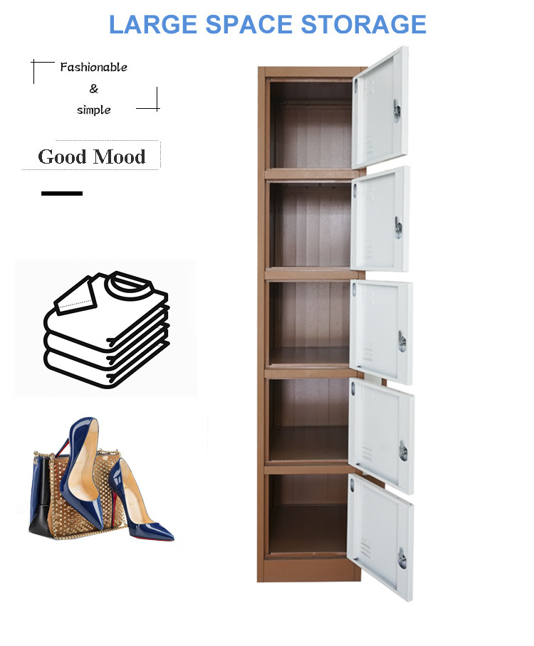 Guangzhou factory direct sales 5 Doors Mobile Wardrobe Guarda Roupa Casal Guarda-roupa Lemari Pakaian