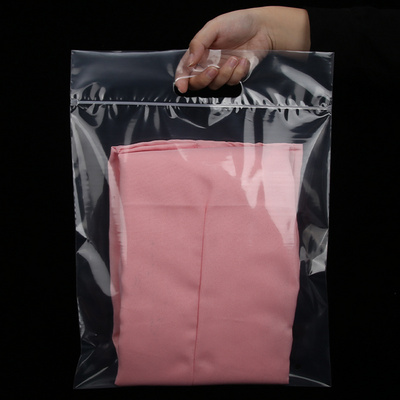 Custom Logo Clear Plastic Zipper Bags For Pillow Quilt Blanket Bedsheet Zipper Bags Plastic Packaging Bags With Handle