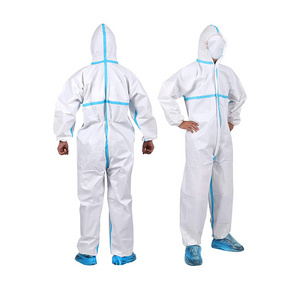 disposable Microporous coverall type 5/6 hospital uniforms overalls for men disposable coverall work wear security protection