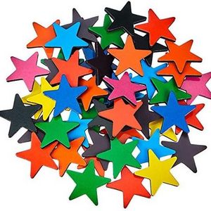 Star Magnets for Whiteboard Cute Colored Magnets Star for Kids Reward Chart