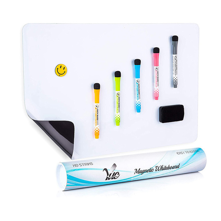 High quality double sided fridge magnetic whiteboard erasable magnetic dry erase whiteboard