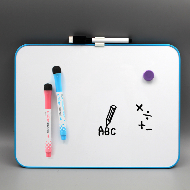 Plastic Frame 9*12'' Children Use Dry Erase Lapboard Double Sided Magnetic Writing and Drawing Board