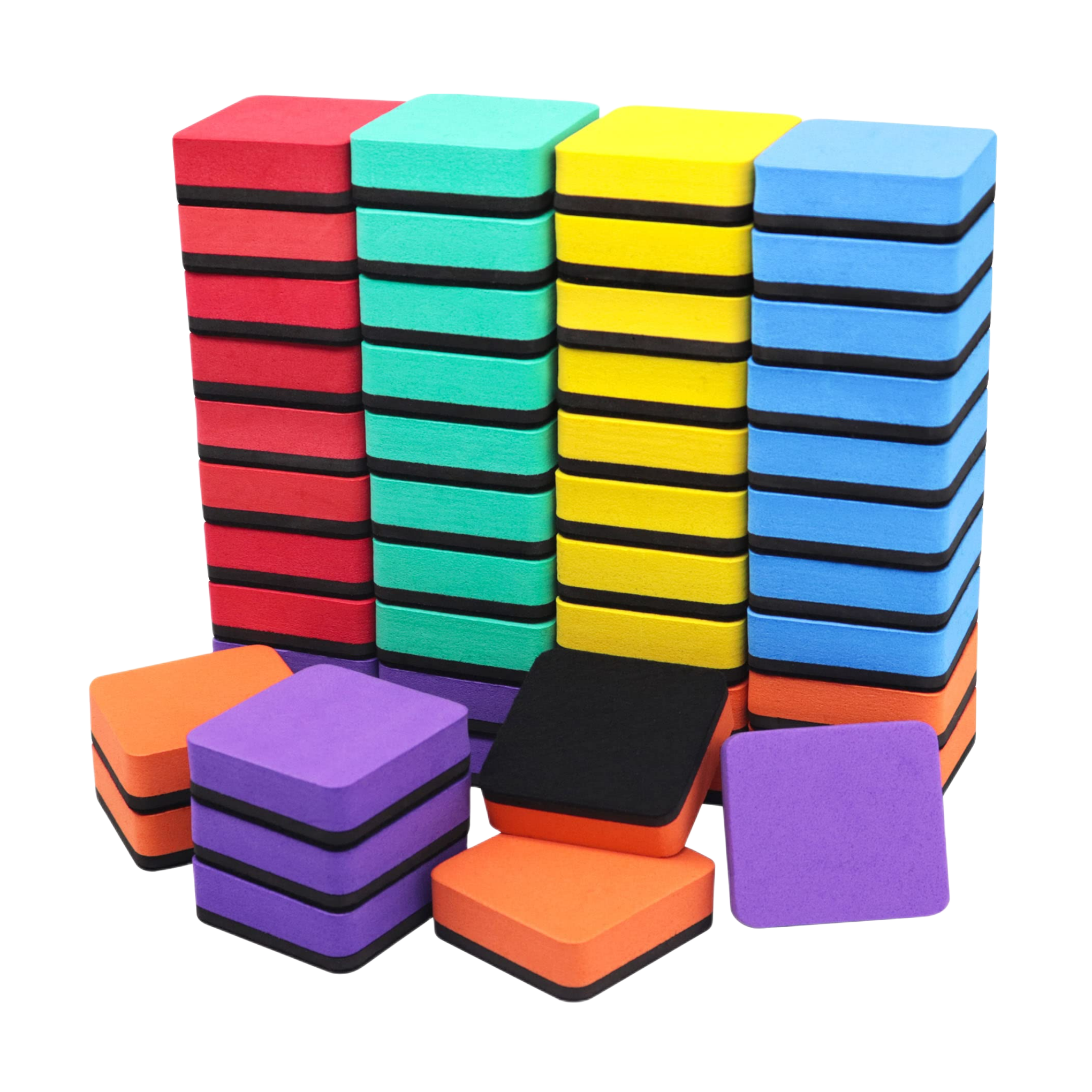 Factory Colorful Foam Small Cleansers for Classroom Home and Office Mini Dry Erase Magnetic Whiteboard Erasers