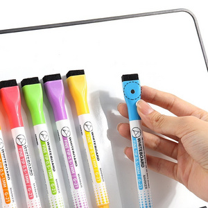 China Factory Wholesale Colorful erasable white board dry erase markers set with white board eraser