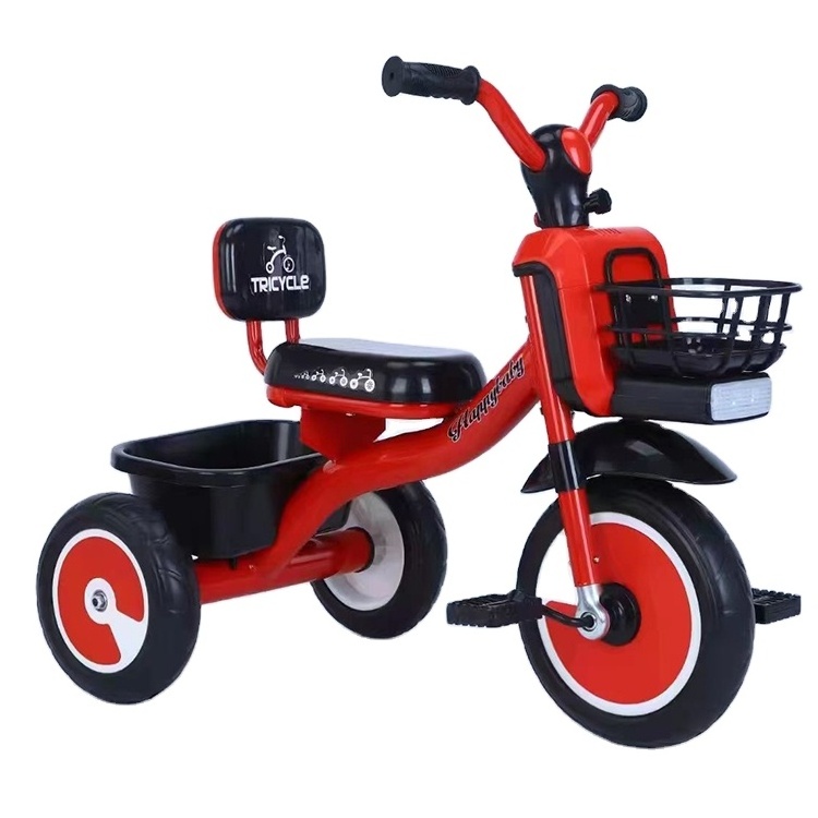 New cheap baby toys EVA wheels children's tricycle Made in China children's pedal tricycle custom quality baby bike