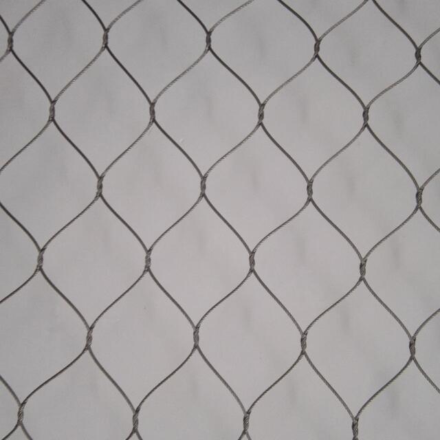 SS304 316 Strong Stainless Steel Cable Wire Rope Mesh Cargo Net