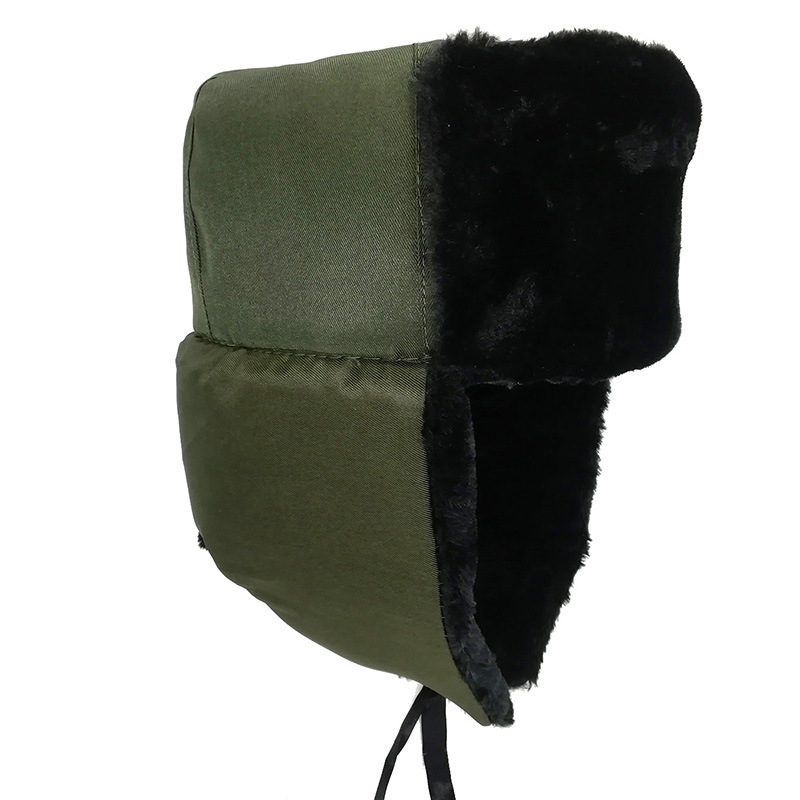 Factory Supply Wholesale Fashion Winter Earflap Trapper Hat Women Men Suede Aviator Hat with Thick Faux Fur Keep Warm cap