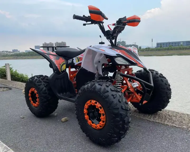 2022 kids 4 wheeler motorcycle atv gasoline 125cc quad bike atvs for adults