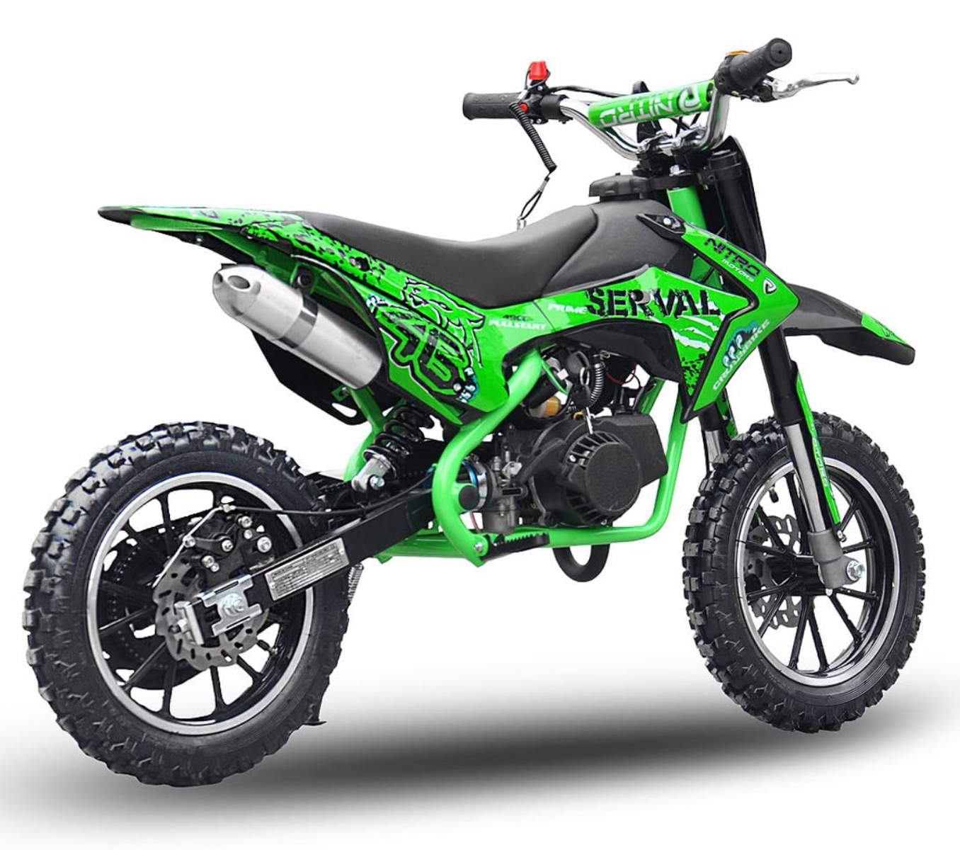 2 or 4 stroke mini dirt bike 49CC fuel dirt bike with electric start for children