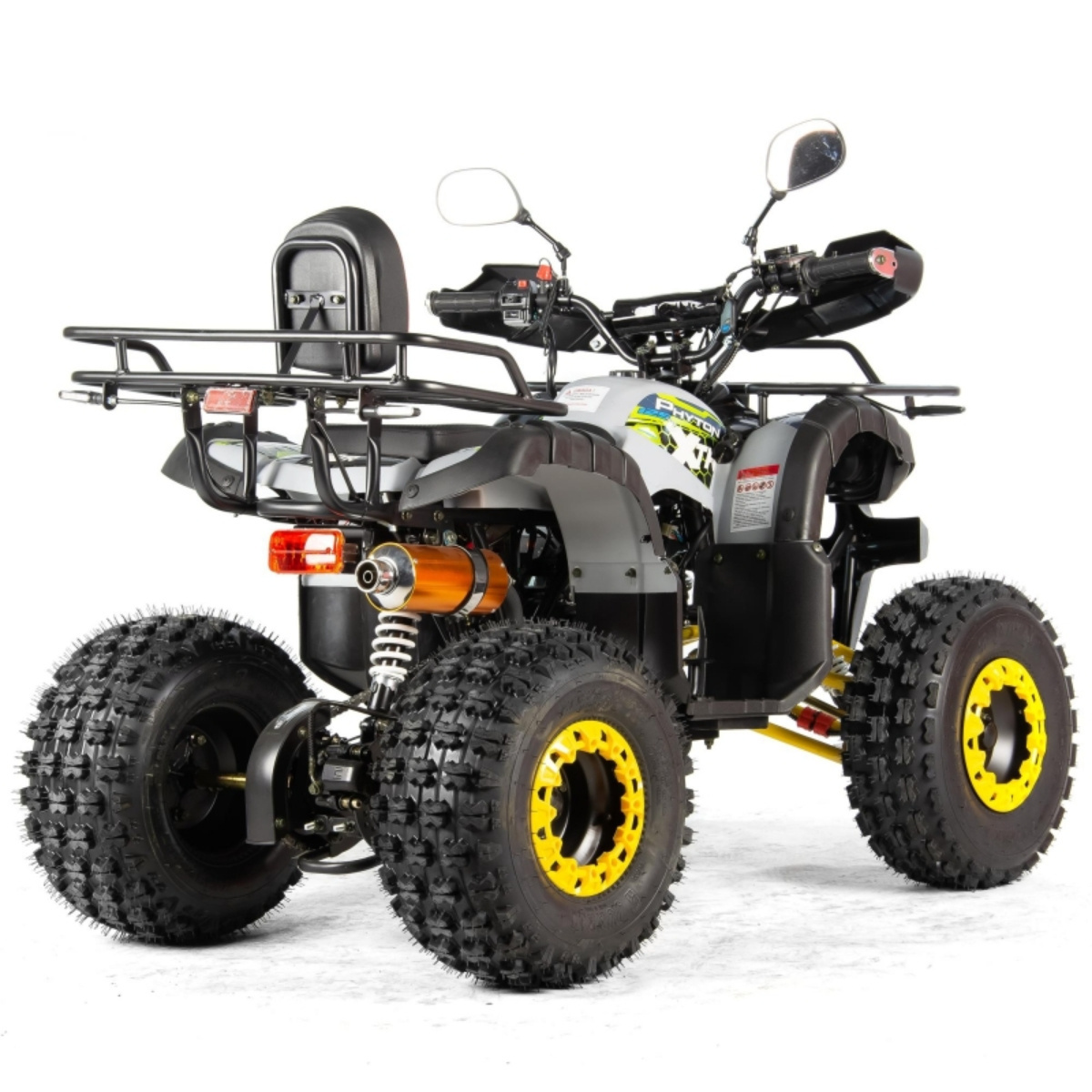 4 Wheel 110 CC ATV Quad Bike For Adult Gas With Drum And Disc Brakes