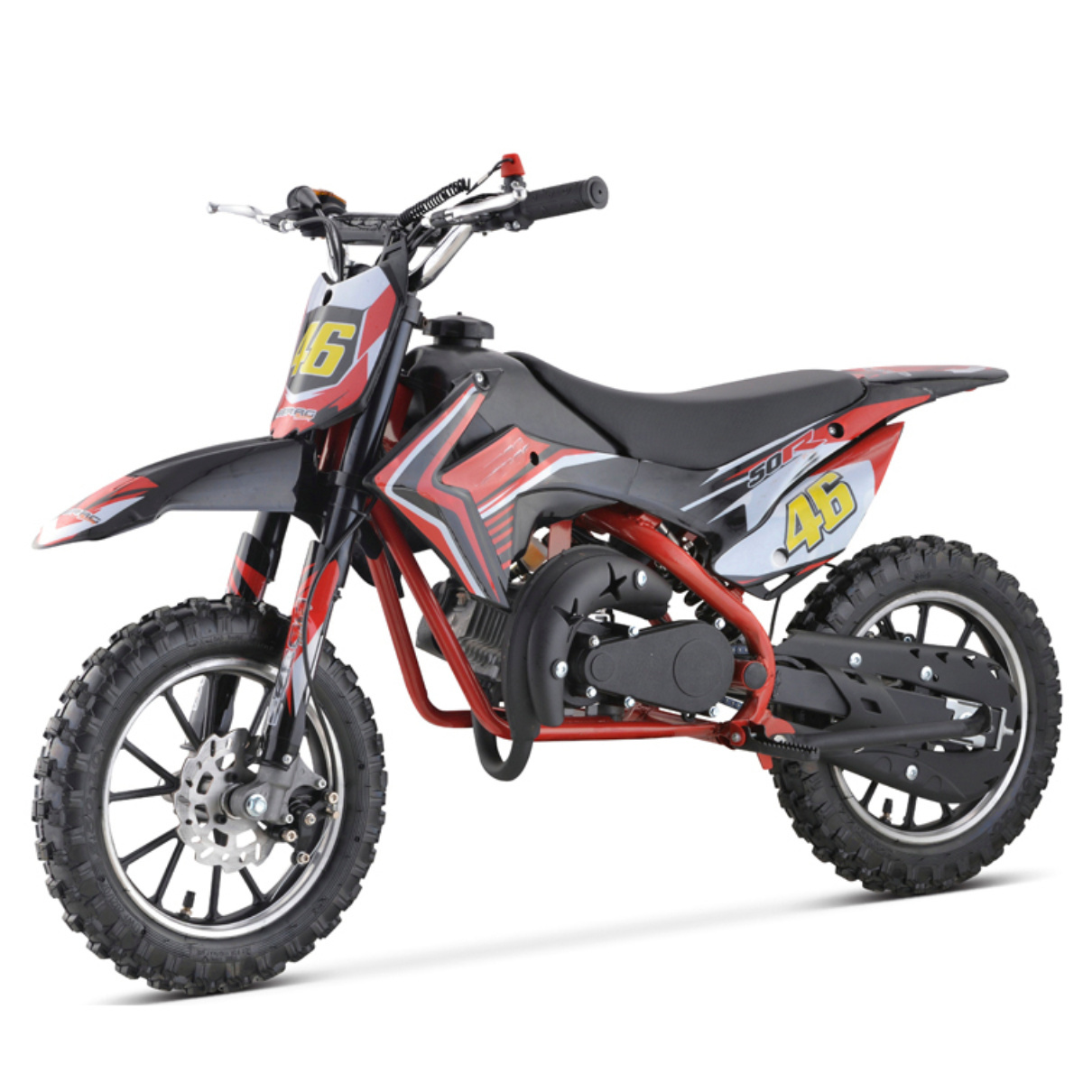 49CC dirt bike kids automatic dirt bikes mini kids dirt bike use big tire with CE