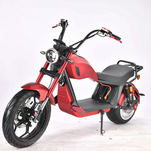 2023 spot wide tire 2 wheel electric Harlei EEC European overseas warehouse motorcycle citycoco factory wholesale