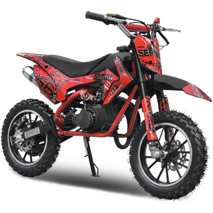 2 or 4 stroke mini dirt bike 49CC fuel dirt bike with electric start for children