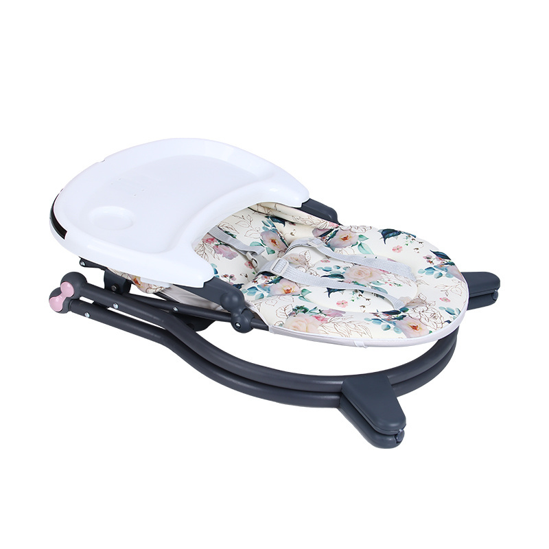 High Quality Multi-functional Children's High Chair Portable Baby Feeding Chair Folding Kids Table Dining Chair with Light