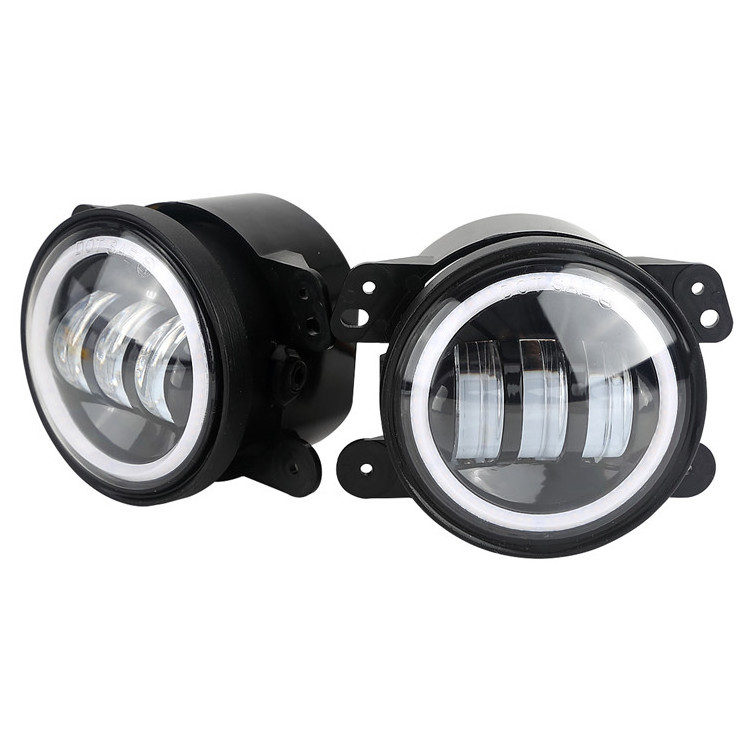 angel eye fog lights Led 4 inch 30w led headlights fog light