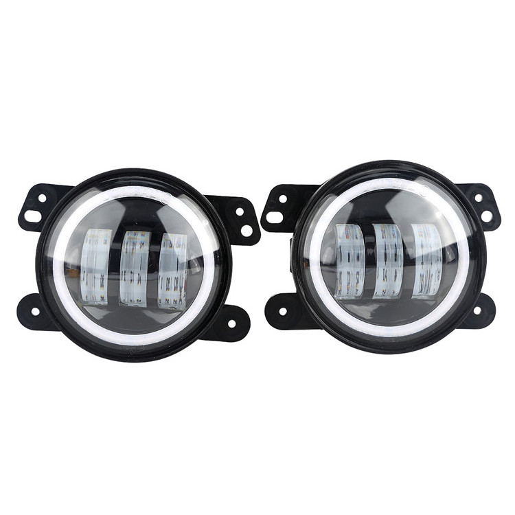 angel eye fog lights Led 4 inch 30w led headlights fog light