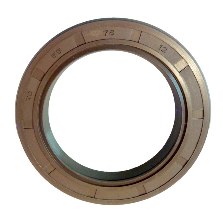 rubber oil seal FKM TC oil seal 75*100*12 double oil seal With Spring skeleton xingtai naibeike Manufacturer