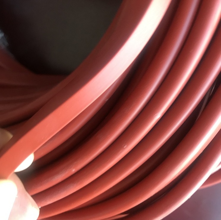 rubber seal strip Red color silicone  rubber seal strip  for seal