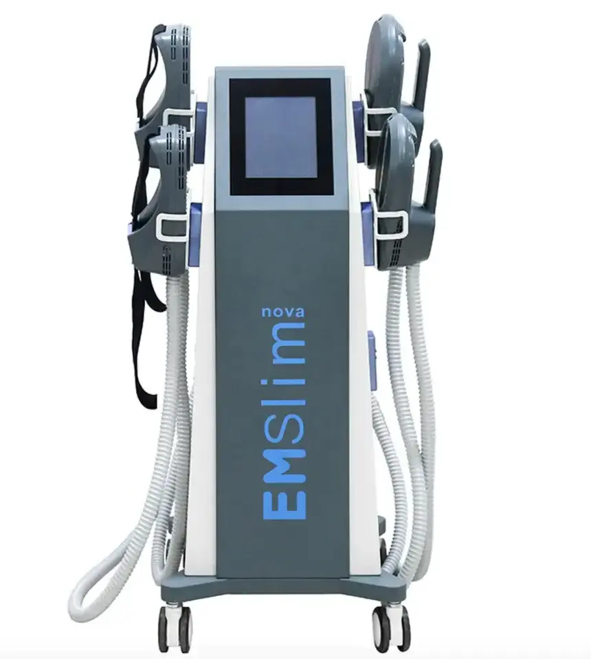 Ems Body Sculpting Machine 4 Handle Emslim Nova Neo Rf Ems Muscle Stimulator Body Sculpt Emslim Machine