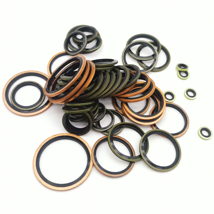 Customized High Quality Carbon Steel With Nbr Rubber Hydraulic Combined Bonded Seal Dowty Washer