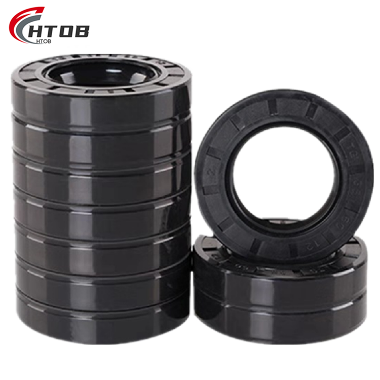 HTOB Factory Made Tc 70*95*10  Rubber Oil Seals Fkm Brown black Shaft  shaft rotary oil Seal  Nbr wheel tc double lip oil seal