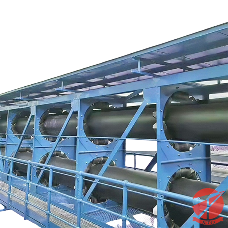 Oil resistance and environmental protection Pipe Rubber Multi Ply Textile Conveyor Belt  for granular  material