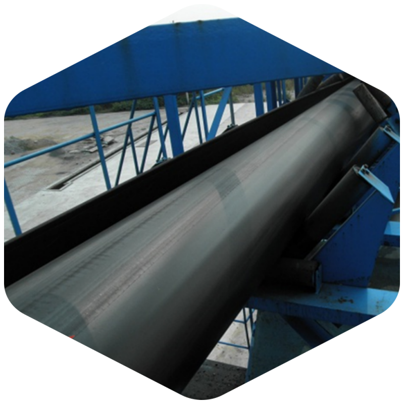 Oil resistance and environmental protection Pipe Rubber Multi Ply Textile Conveyor Belt  for granular  material