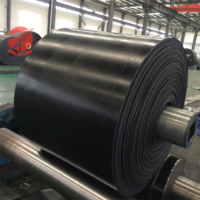 Oil resistance and environmental protection Pipe Rubber Multi Ply Textile Conveyor Belt  for granular  material