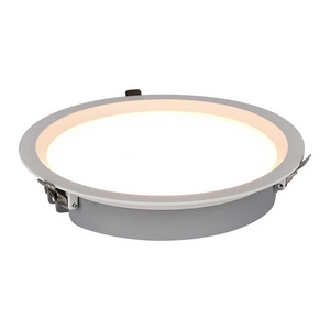 4 inch round slim all-in-one new product led panel light 3CCT changeable led downlight