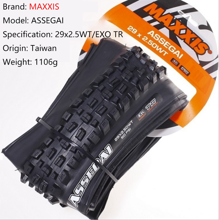 MAXXIS Assegai EXO TR DH 27.5/29x2.5 WT 3C MaxxGrip Downhill Mountain bike folding tire