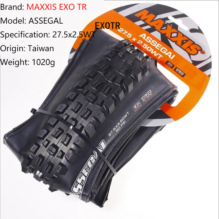 MAXXIS Assegai EXO TR DH 27.5/29x2.5 WT 3C MaxxGrip Downhill Mountain bike folding tire