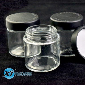 Hot Selling!! 8oz 200ml Cosmetics Jars Pot En Verre 50 To 100 ml Frost Glass Jar With Child Resistant Lid