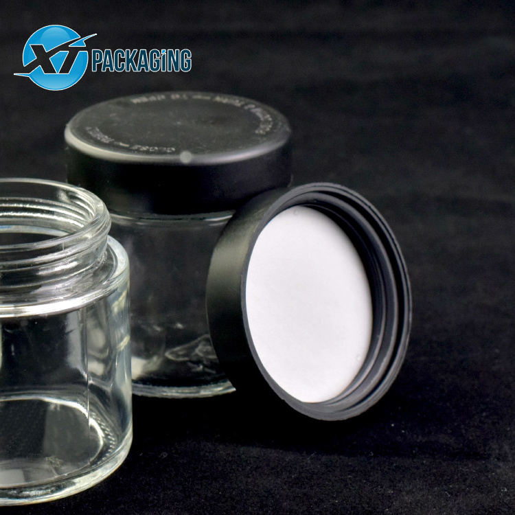 Hot Selling!! 8oz 200ml Cosmetics Jars Pot En Verre 50 To 100 ml Frost Glass Jar With Child Resistant Lid