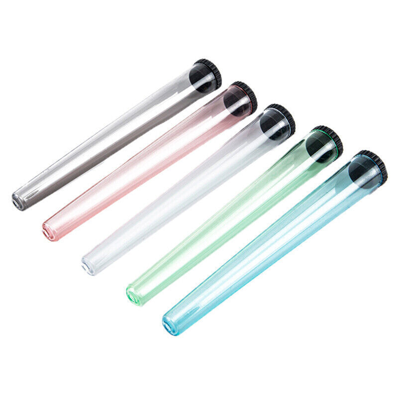 Custom 110mm 115mm 7g King Size Plastic Packaging Cone Plastic Tube With Air Tight Cap