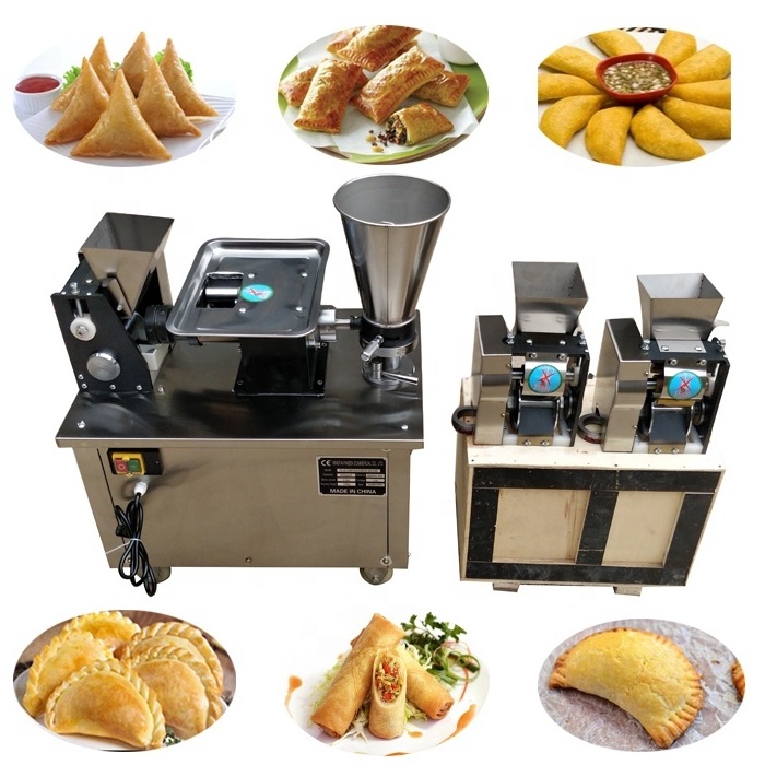 Factory low price Automatic Beaf Meat Jamaican Patty Machine Cheese Pie Egg roll Dumpling Empanada Samosa Spring roll Machine