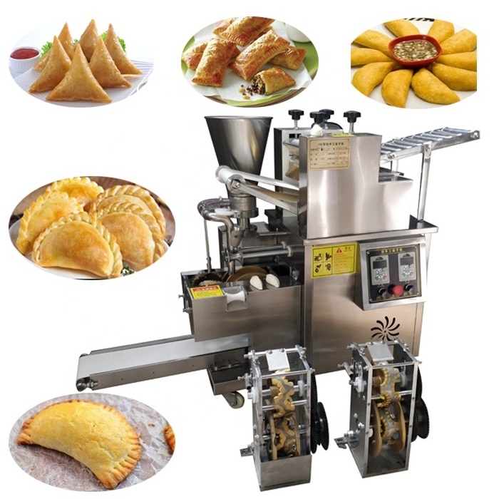 Factory low price Automatic Beaf Meat Jamaican Patty Machine Cheese Pie Egg roll Dumpling Empanada Samosa Spring roll Machine