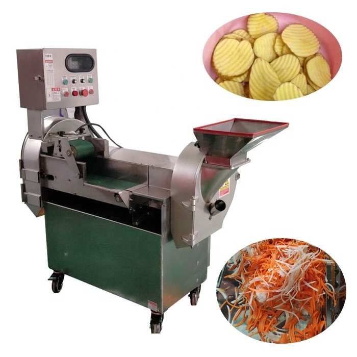 Factory price automatic vegetable cabbage cutting Machine carrot dicer onion cuber potato dice slicer radish shredding machine