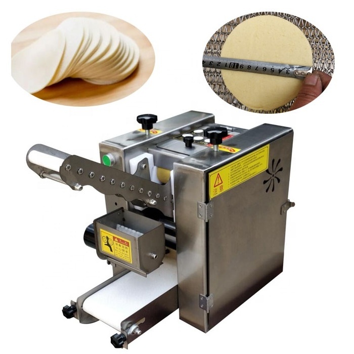 110v 220v Automatic Pita Pizza Pie Dough Skin Machine Corn Tortilla Empanada Samosa Dumpling Gyoza Wonton Siomai Wrapper Machine