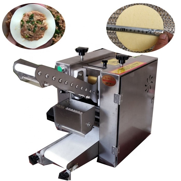 110v 220v Automatic Pita Pizza Pie Dough Skin Machine Corn Tortilla Empanada Samosa Dumpling Gyoza Wonton Siomai Wrapper Machine