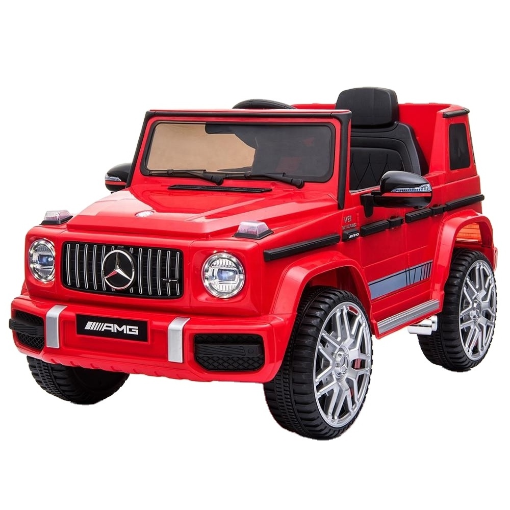 2022 High quality benz G63 licensed 12v ride on toy car kids battery car 4x4 to drive