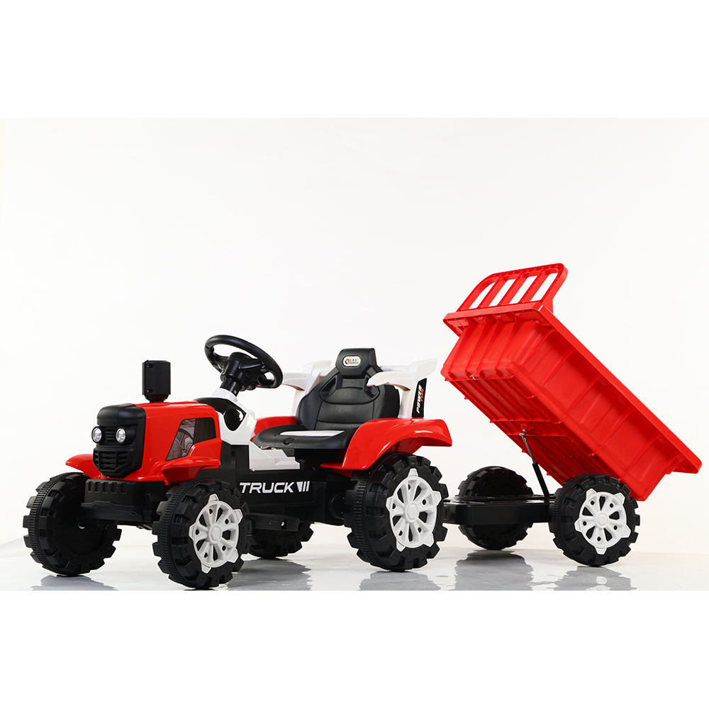 Newest Children Electric Tractor Ride on Car for Wholesale Kids Excavator Toys Battery Plastic Unisex 2 to 4 Years,5 to 7 Years